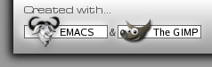 gimp and Emacs logo